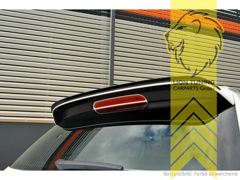 Liontuning - Tuningartikel für Ihr Auto  Lion Tuning Carparts GmbHMaxton  Hecklippe Spoiler CAP Heckspoiler Kofferraum Lippe passend für VW Tiguan 2  R Line schwarz glänzend