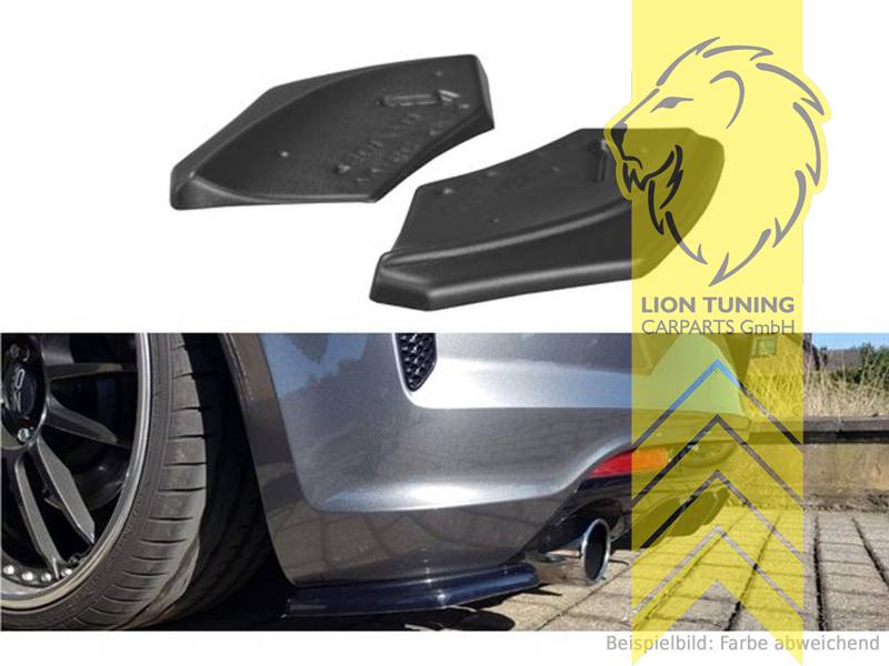 schwarz glänzend, ABS Kunststoff, Eintragungsfrei / mit ABE