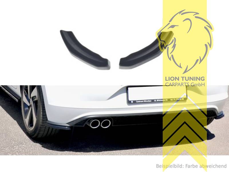 Liontuning - Tuningartikel für Ihr Auto  Lion Tuning Carparts GmbHMaxton  Heck Ansatz Flaps Diffusor passend für v.2 Seat Leon 5F Cupra Facelift  schwarz glänzend