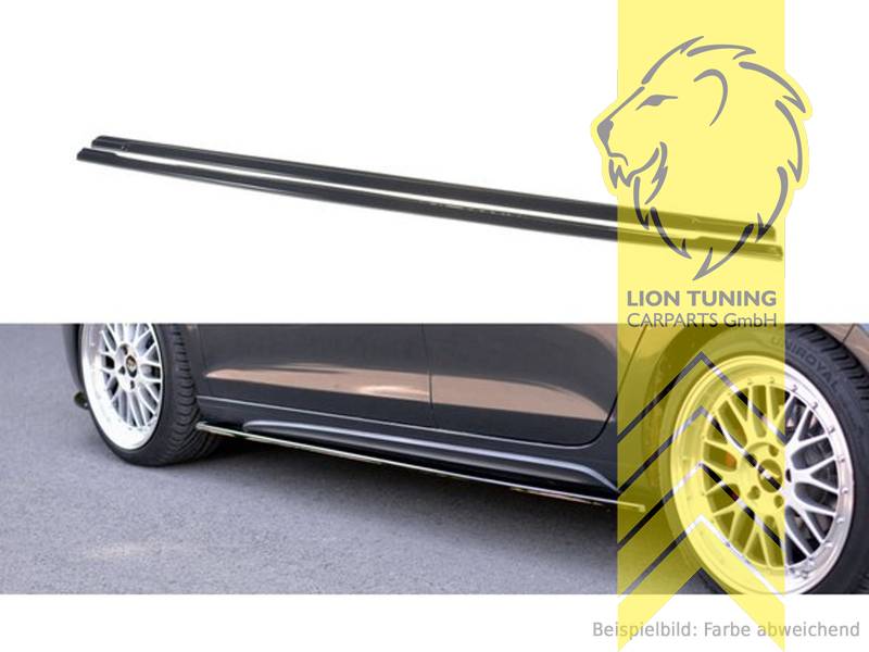 schwarz glänzend, ABS Kunststoff, Eintragungsfrei / mit ABE