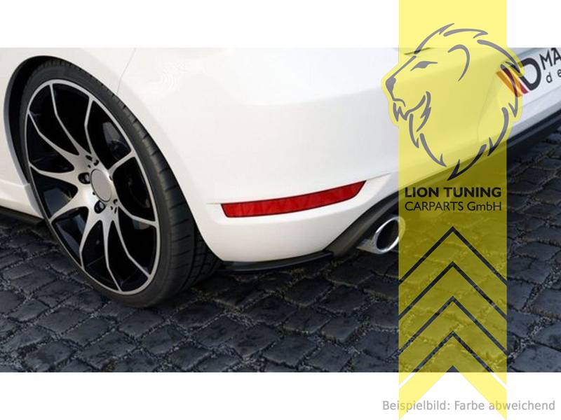 schwarz glänzend, ABS Kunststoff, Eintragungsfrei / mit ABE