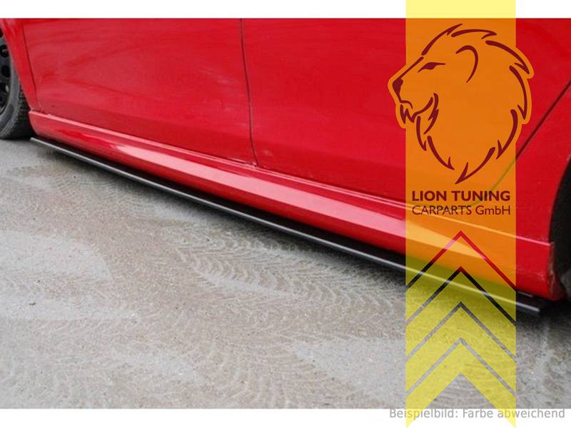 schwarz glänzend, ABS Kunststoff, Eintragungsfrei / mit ABE