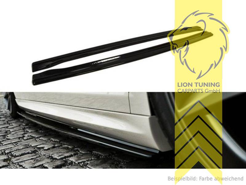 schwarz glänzend, ABS Kunststoff, Eintragungsfrei / mit ABE