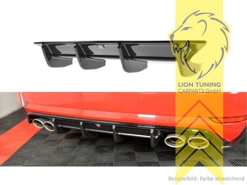 schwarz glänzend, ABS Kunststoff, Eintragungsfrei / mit ABE