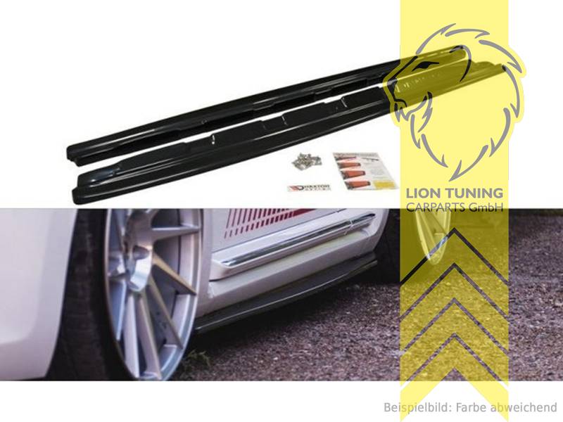 schwarz glänzend, ABS Kunststoff, Eintragungsfrei / mit ABE