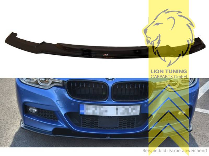 Liontuning - Tuningartikel für Ihr Auto  Lion Tuning Carparts GmbHMaxton  Front Ansatz passend für BMW 3er F30 FL Limousine für M Paket schwarz matt
