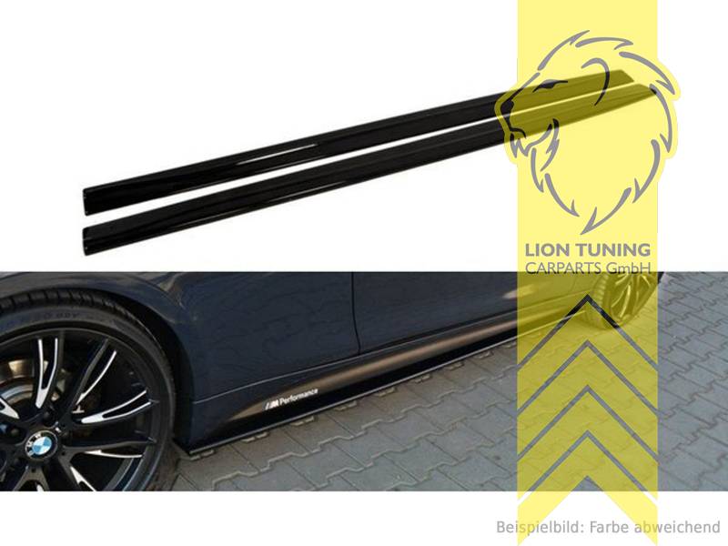 Liontuning - Tuningartikel für Ihr Auto  Lion Tuning Carparts GmbHMaxton Seitenschweller  Ansatz passend für BMW 4er F32 für M Paket schwarz glänzend
