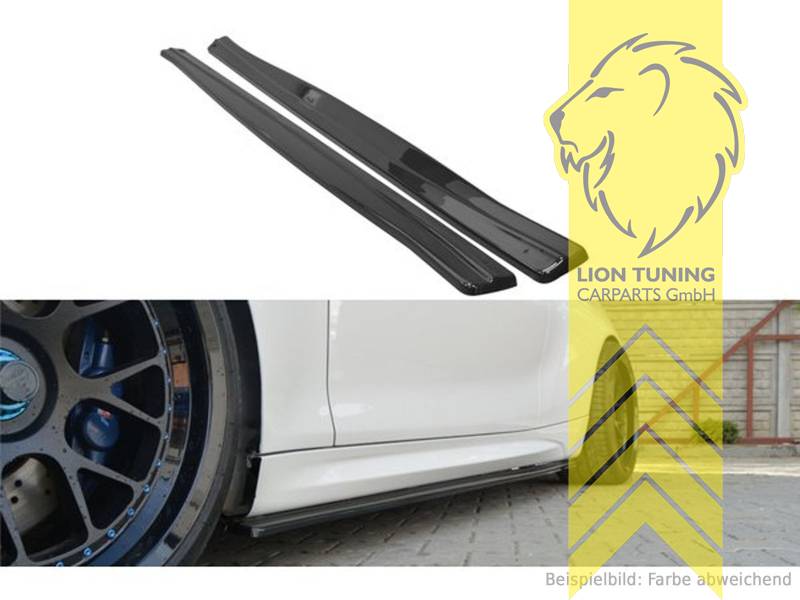 schwarz glänzend, ABS Kunststoff, Eintragungsfrei / mit ABE