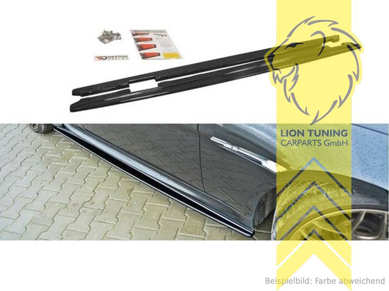 schwarz glänzend, ABS Kunststoff, Eintragungsfrei / mit ABE