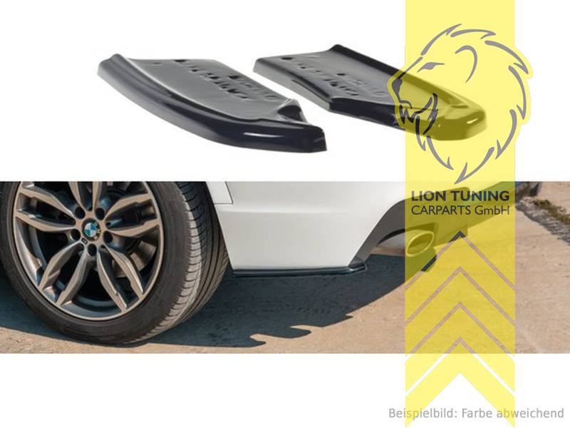 Liontuning - Tuningartikel für Ihr Auto  Lion Tuning Carparts GmbHMaxton  Heck Ansatz Flaps Diffusor passend für BMW X3 F25 für M Paket Facelift  schwarz glänzend