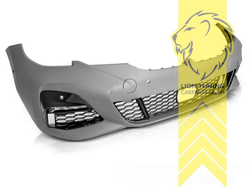 Liontuning - Tuningartikel für Ihr Auto  Lion Tuning Carparts GmbH  Frontstoßstange für BMW G20 Limo G21 Touring auch für M-Paket für PDC ACC  Parkassistent