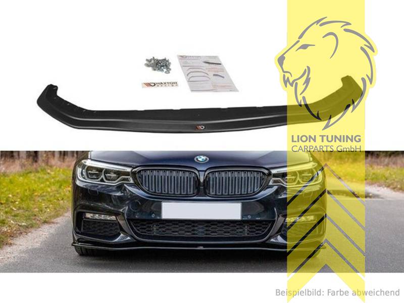 Liontuning - Tuningartikel für Ihr Auto  Lion Tuning Carparts GmbHMaxton  Front Ansatz passend für V.2 BMW 5er G30 G31 für M Paket schwarz glänzend