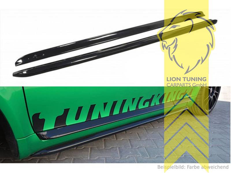 schwarz glänzend, ABS Kunststoff, Eintragungsfrei / mit ABE