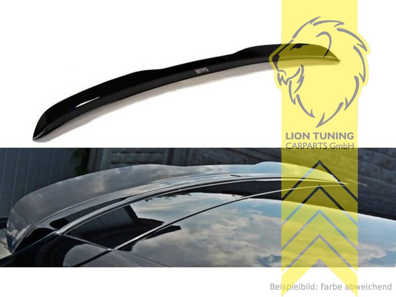 schwarz glänzend, ABS Kunststoff, Eintragungsfrei / mit ABE