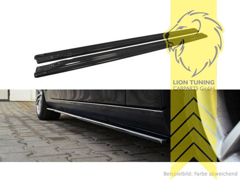 schwarz glänzend, ABS Kunststoff, Eintragungsfrei / mit ABE