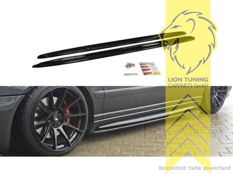 schwarz glänzend, ABS Kunststoff, Eintragungsfrei / mit ABE