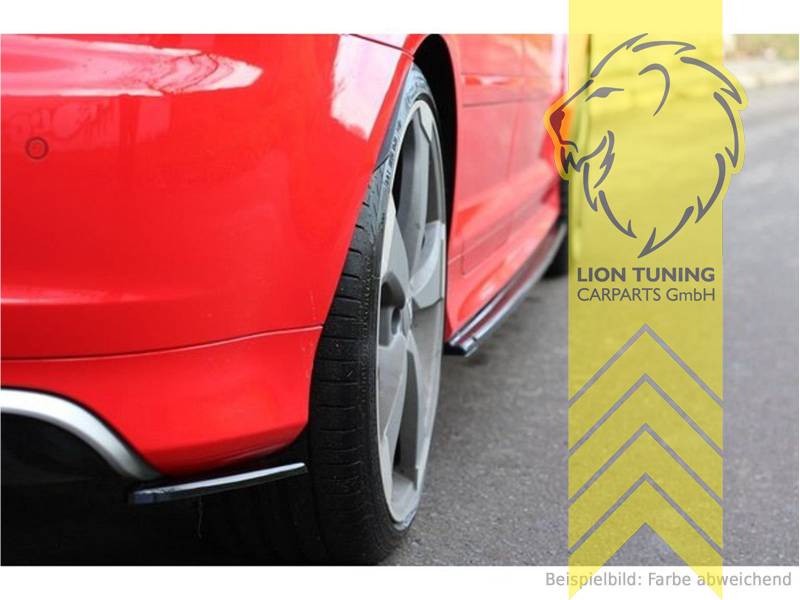 schwarz glänzend, ABS Kunststoff, Eintragungsfrei / mit ABE