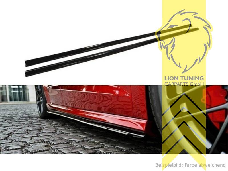 schwarz glänzend, ABS Kunststoff, Eintragungsfrei / mit ABE