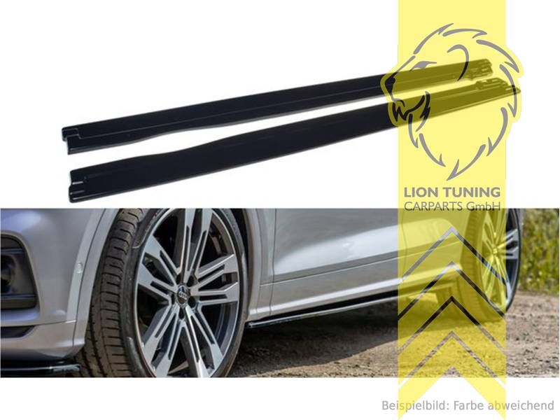 schwarz matt, schwarz glänzend, ABS Kunststoff, Eintragungsfrei / mit ABE