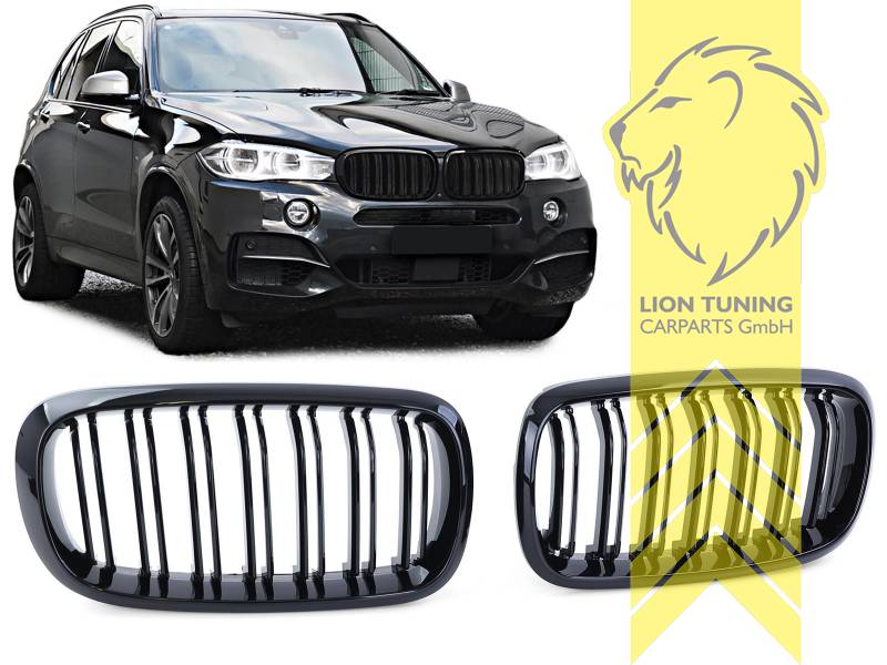 Doppelsteg, schwarz glänzend, ABS Kunststoff, Eintragungsfrei / als Ersatzteil verwendbar