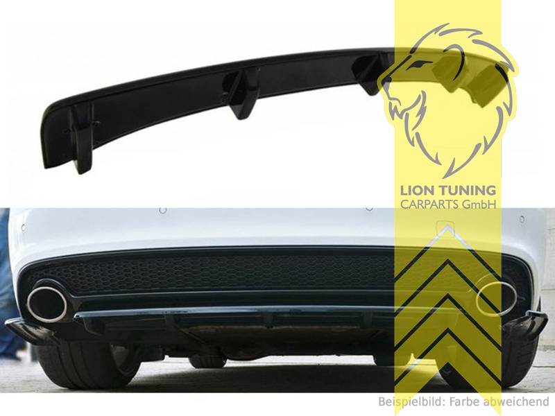 schwarz glänzend, ABS Kunststoff, Eintragungsfrei / mit ABE