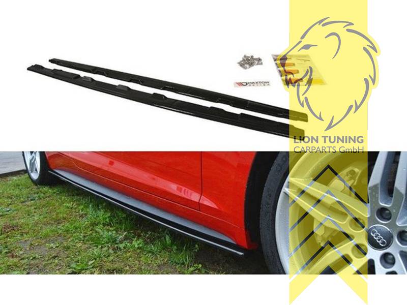 schwarz glänzend, ABS Kunststoff, Eintragungsfrei / mit ABE