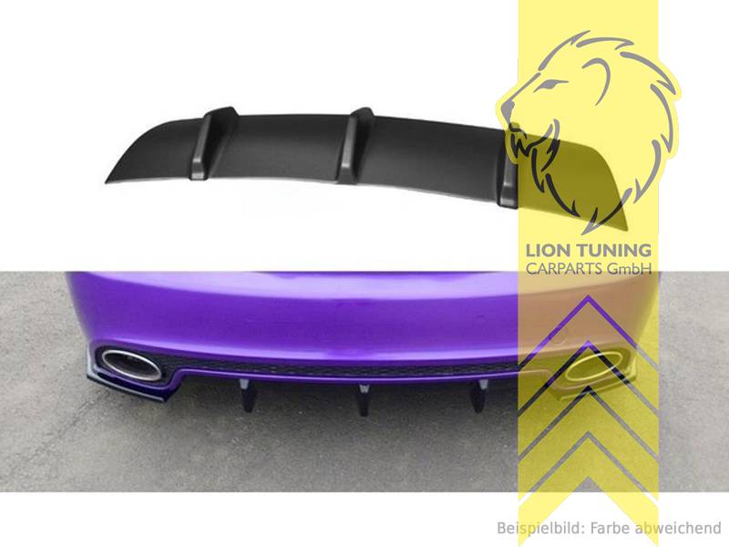 schwarz glänzend, ABS Kunststoff, Eintragungsfrei / mit ABE