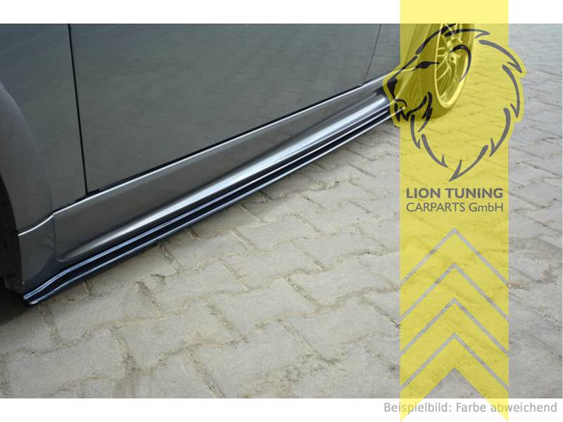 schwarz glänzend, ABS Kunststoff, Eintragungsfrei / mit ABE