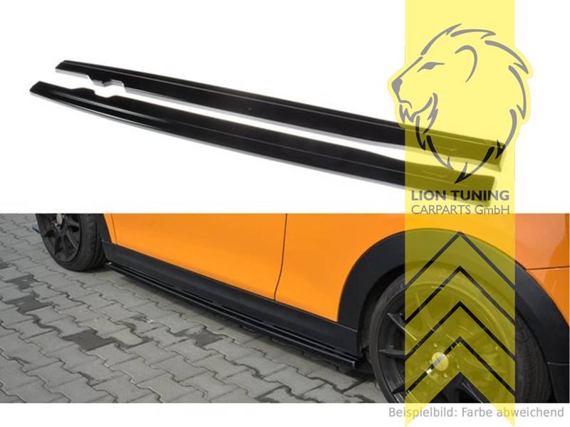 schwarz glänzend, ABS Kunststoff, Eintragungsfrei / mit ABE