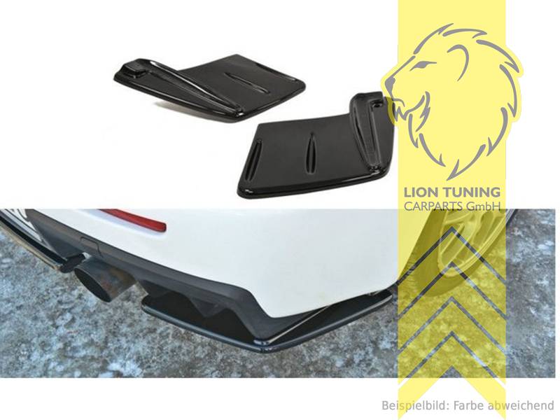 schwarz glänzend, ABS Kunststoff, Eintragungsfrei / mit ABE