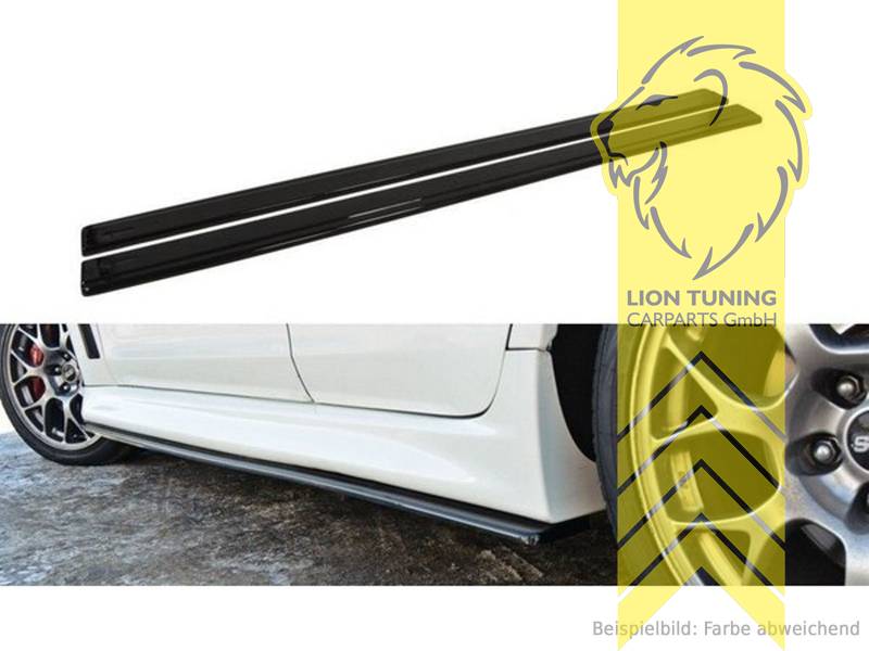 schwarz glänzend, ABS Kunststoff, Eintragungsfrei / mit ABE