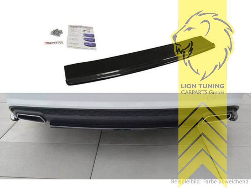 schwarz glänzend, ABS Kunststoff, Eintragungsfrei / mit ABE