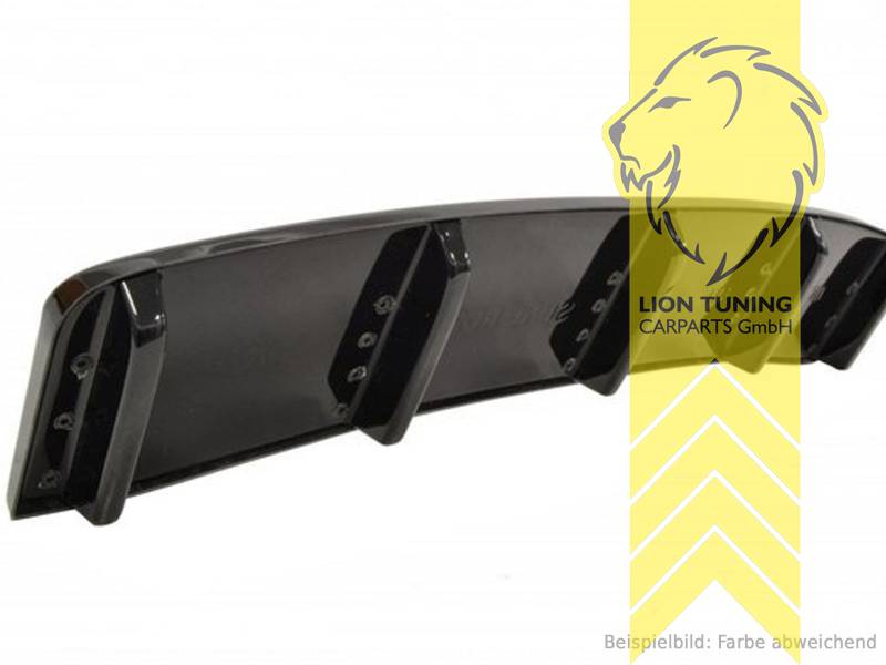 schwarz glänzend, ABS Kunststoff, Eintragungsfrei / mit ABE