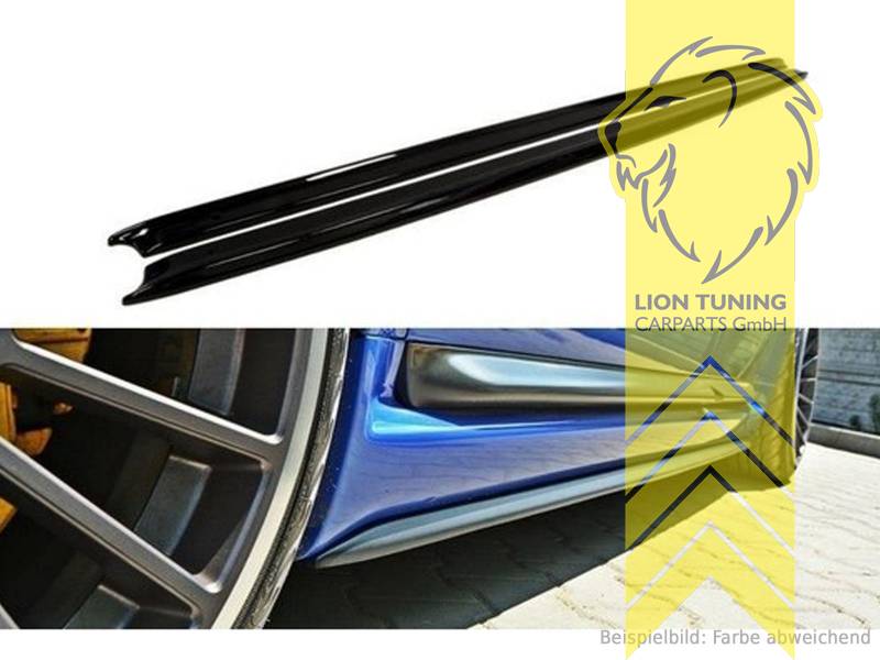 schwarz glänzend, ABS Kunststoff, Eintragungsfrei / mit ABE