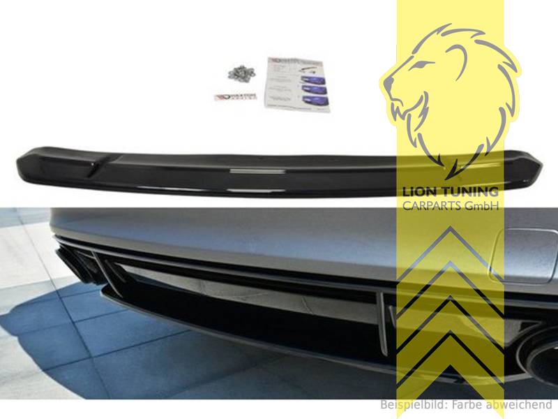 schwarz glänzend, ABS Kunststoff, Eintragungsfrei / mit ABE