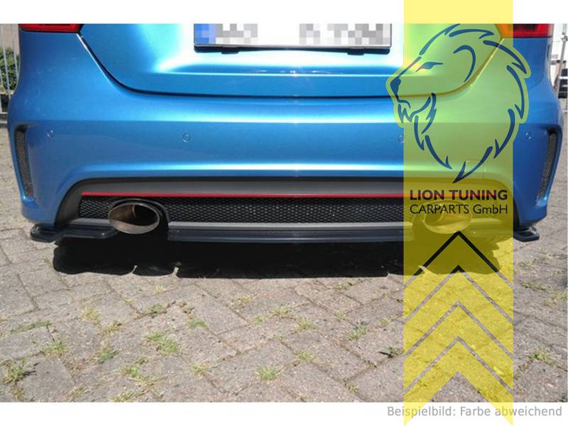 schwarz glänzend, ABS Kunststoff, Eintragungsfrei / mit ABE