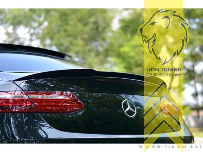 Liontuning - Tuningartikel für Ihr Auto  Lion Tuning Carparts GmbHMaxton  Hecklippe Spoiler CAP Heckspoiler Kofferraum Lippe passend für Mercedes  Benz E Klasse W213 Coupe für AMG Line schwarz glänzend