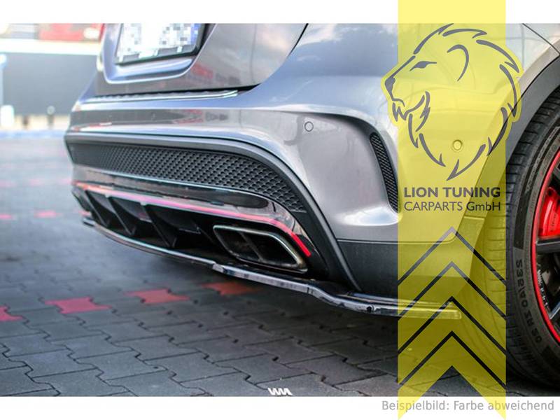 schwarz glänzend, ABS Kunststoff, Eintragungsfrei / mit ABE