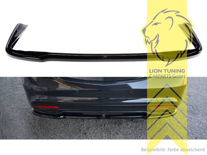 schwarz glänzend, ABS Kunststoff, Eintragungsfrei / mit ABE