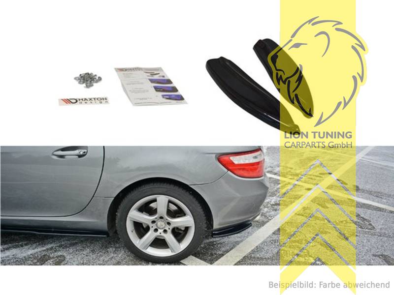 schwarz glänzend, ABS Kunststoff, Eintragungsfrei / mit ABE