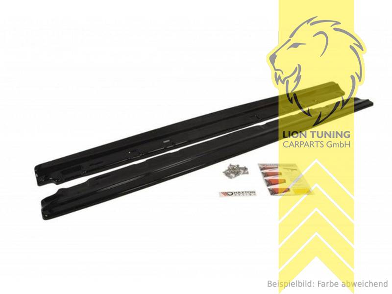 schwarz glänzend, ABS Kunststoff, Eintragungsfrei / mit ABE