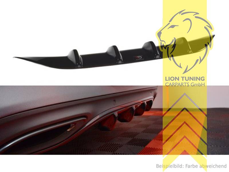 schwarz glänzend, ABS Kunststoff, Eintragungsfrei / mit ABE