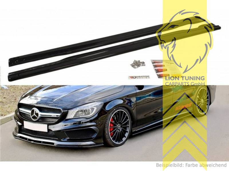 schwarz glänzend, ABS Kunststoff, Eintragungsfrei / mit ABE