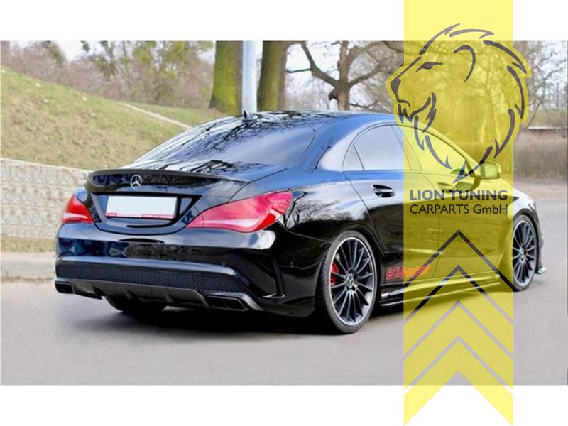 Liontuning - Tuningartikel für Ihr Auto  Lion Tuning Carparts GmbHMaxton  Seitenschweller Ansatz passend für Mercedes Benz CLA 45 AMG C117 VFL schwarz  glänzend