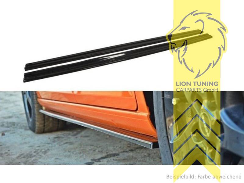 schwarz glänzend, ABS Kunststoff, Eintragungsfrei / mit ABE