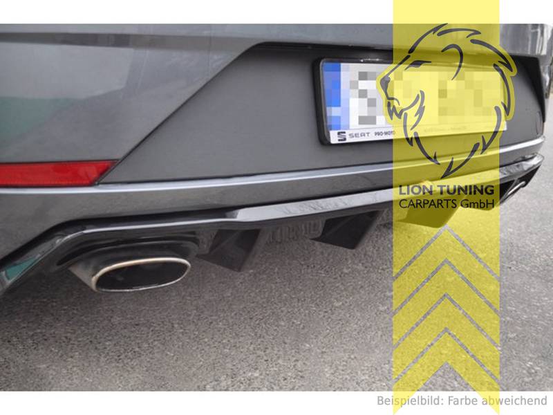 schwarz glänzend, ABS Kunststoff, Eintragungsfrei / mit ABE