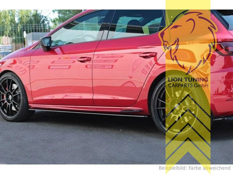 schwarz glänzend, ABS Kunststoff, Eintragungsfrei / mit ABE