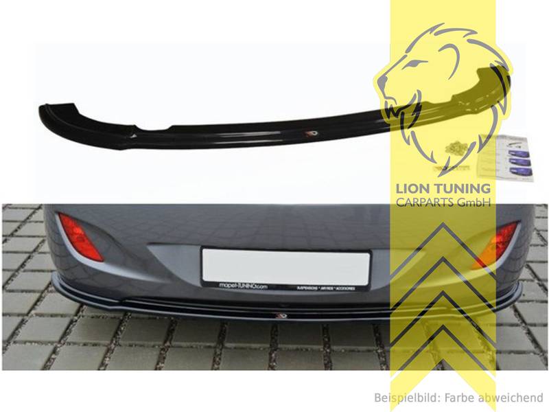 schwarz glänzend, ABS Kunststoff, Eintragungsfrei / mit ABE