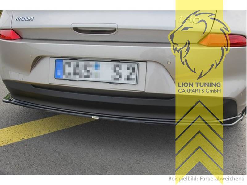 schwarz glänzend, ABS Kunststoff, Eintragungsfrei / mit ABE