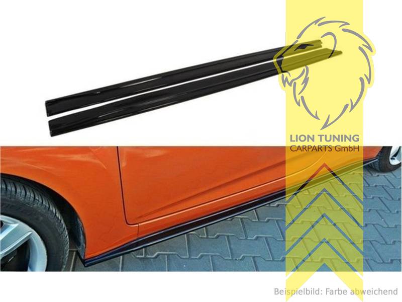 schwarz glänzend, ABS Kunststoff, Eintragungsfrei / mit ABE